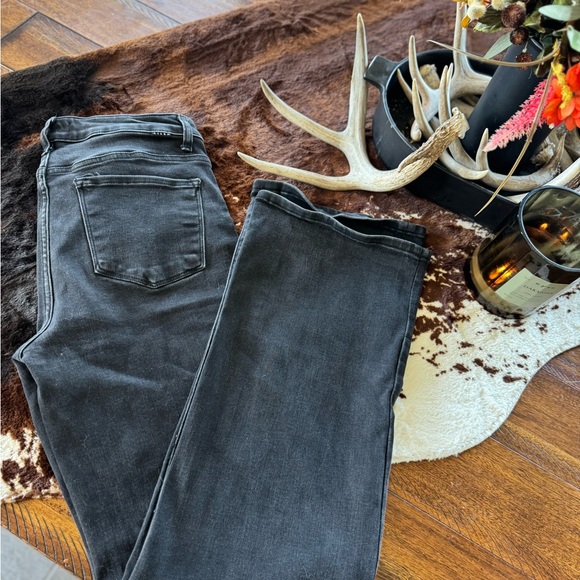 Black Risen Straight Leg Jeans - Picture 1 of 2